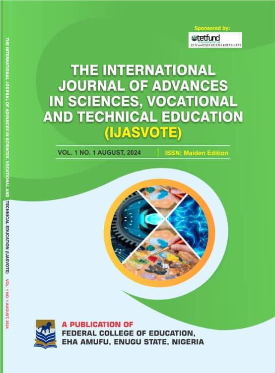 View Vol. 1 No. 1 (2024): International Journal of Advances in Science, Vocational & Technical Education (IJASVOTE)